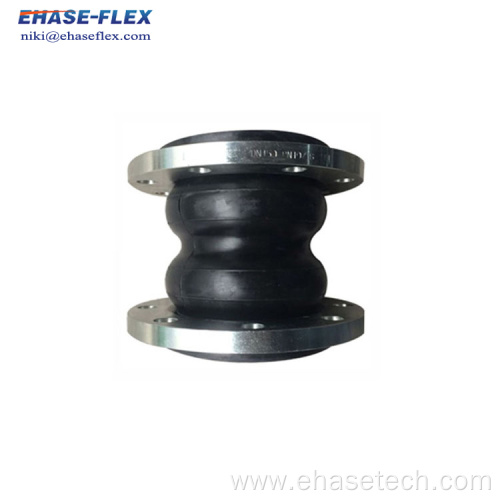 Flange type rubber bellow flexible expansion joint